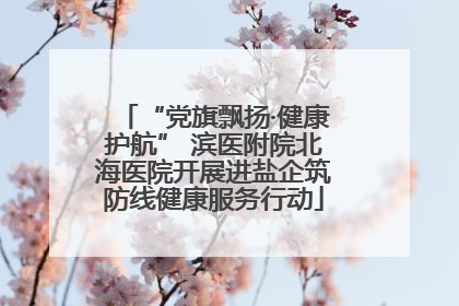 “党旗飘扬·健康护航” 滨医附院北海医院开展进盐企筑防线健康服务行动