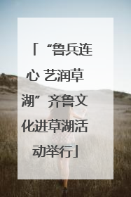 “鲁兵连心 艺润草湖”齐鲁文化进草湖活动举行