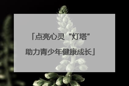 点亮心灵“灯塔” 助力青少年健康成长