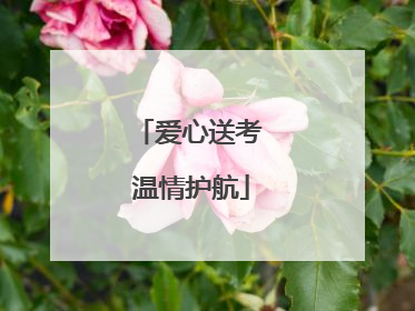 爱心送考 温情护航