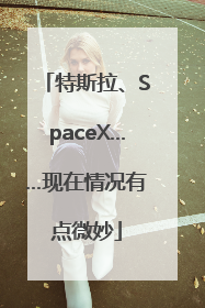 特斯拉、SpaceX……现在情况有点微妙