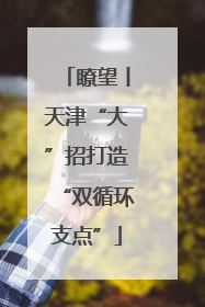 瞭望丨天津“大”招打造“双循环支点”