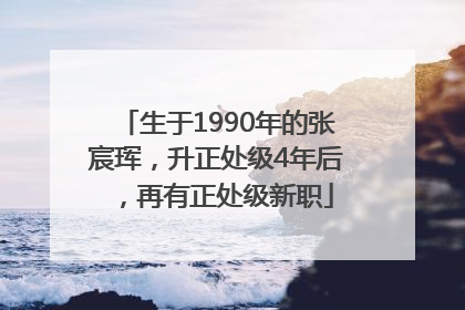 生于1990年的张宸珲，升正处级4年后，再有正处级新职