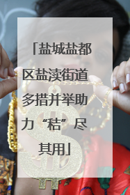 盐城盐都区盐渎街道多措并举助力“秸”尽其用