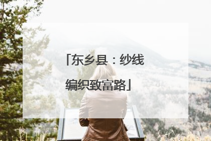 东乡县：纱线编织致富路