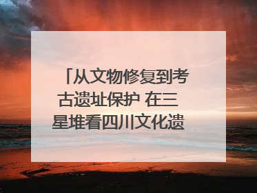 从文物修复到考古遗址保护 在三星堆看四川文化遗产焕发新光彩｜您牵挂的四川