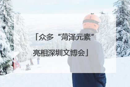 众多“菏泽元素”亮相深圳文博会