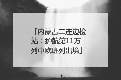 内蒙古二连边检站：护航第11万列中欧班列出境