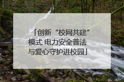 创新“校网共建”模式 电力安全普法与爱心守护进校园