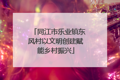 同江市乐业镇东风村以文明创建赋能乡村振兴
