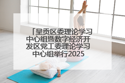 呈贡区委理论学习中心组暨数字经济开发区党工委理论学习中心组举行2025年第七次学习会议