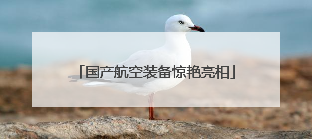 国产航空装备惊艳亮相
