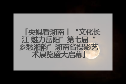 央媒看湖南丨“文化长江 魅力岳阳”第七届“乡愁湘韵”湖南省摄影艺术展览盛大启幕