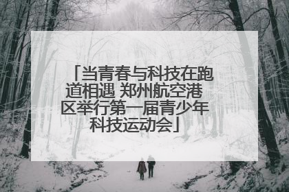 当青春与科技在跑道相遇 郑州航空港区举行第一届青少年科技运动会