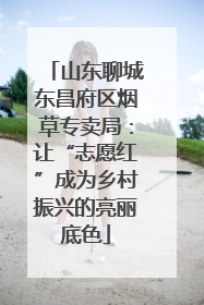 山东聊城东昌府区烟草专卖局：让“志愿红”成为乡村振兴的亮丽底色