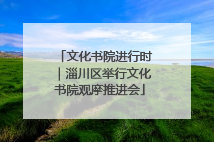 文化书院进行时｜淄川区举行文化书院观摩推进会