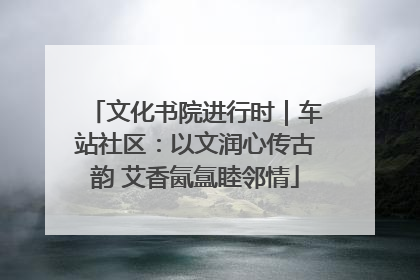 文化书院进行时｜车站社区：以文润心传古韵 艾香氤氲睦邻情
