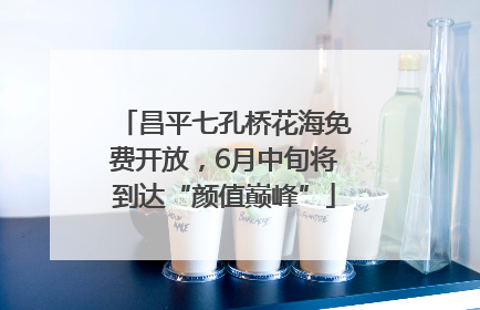 昌平七孔桥花海免费开放，6月中旬将到达“颜值巅峰”