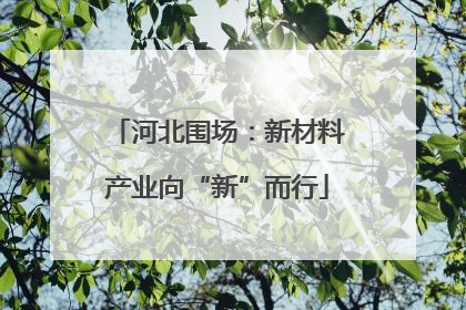 河北围场：新材料产业向“新”而行