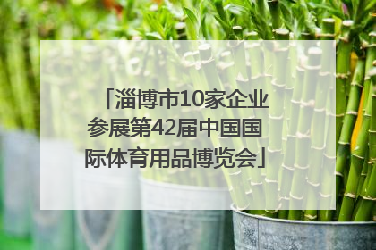 淄博市10家企业参展第42届中国国际体育用品博览会