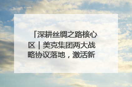 深耕丝绸之路核心区｜美克集团两大战略协议落地，激活新疆开放新动能