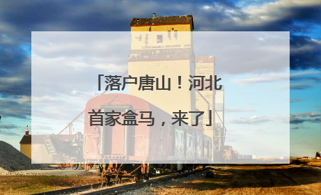 落户唐山！河北首家盒马，来了