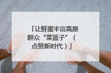 让鲜蛋丰富高原群众“菜篮子”（点赞新时代）