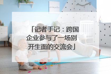 记者手记：跨国企业参与了一场别开生面的交流会