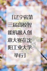 辽宁省第三届高校智能机器人创意大赛在沈阳工业大学举行