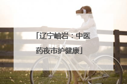 辽宁岫岩：中医药夜市护健康