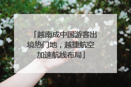 越南成中国游客出境热门地，越捷航空加速航线布局